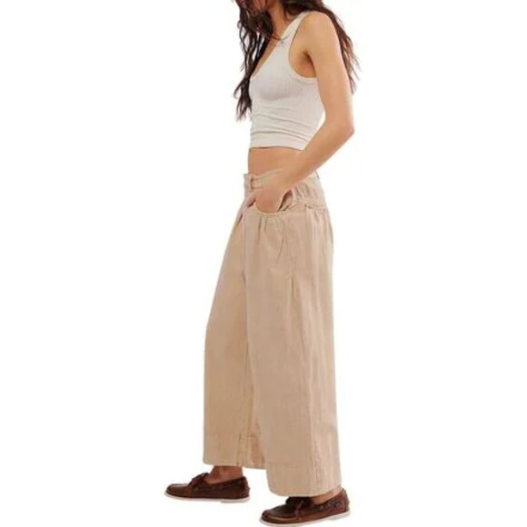 FREE PEOPLE Sweet Talk Chino Pant Sz 10 - Picture 5 of 7